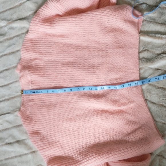 Shein coral, crop sweater - Picture 3 of 6